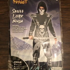 NWT Boys Skull Lord Ninja Halloween costume
